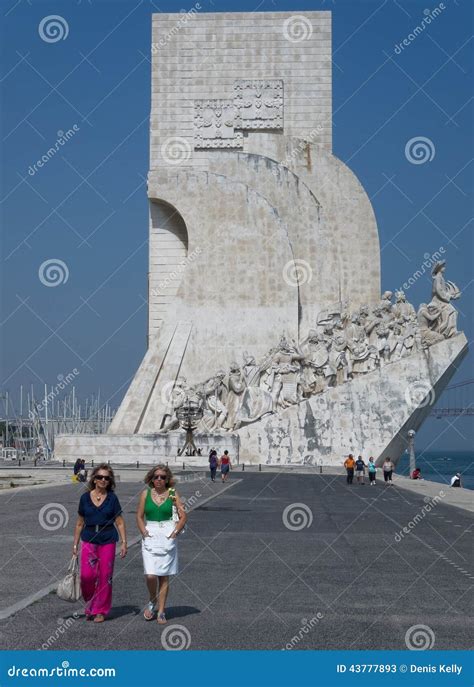 Discoveries Monument In Lisbon Portugal Editorial Stock Photo Image
