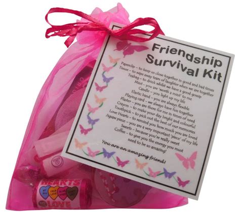 109 unique and thoughtful gifts for the friends who matter. Details about Friendship /BFF / Best Friend Survival kit ...