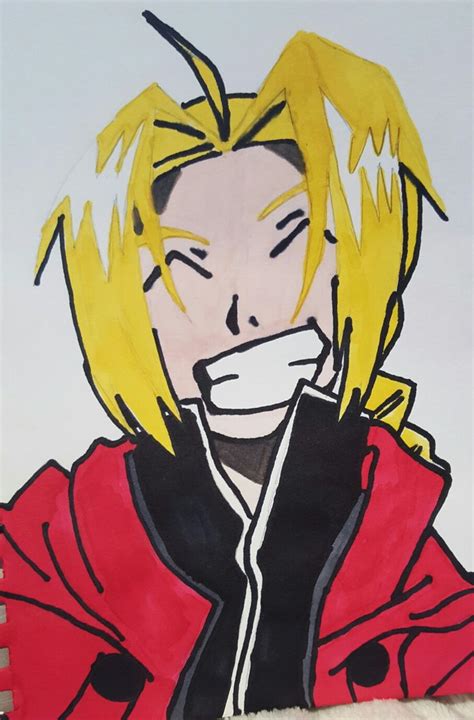 A Drawing Of Edward Elric I Did For My Friend I M Not Sure If It S