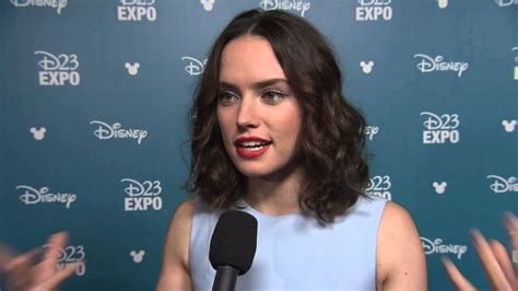Star Wars The Force Awakens Daisy Ridley D23 Expo 2015 Interview