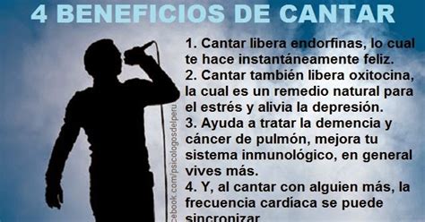 Psicologos Peru 4 Beneficios De Cantar