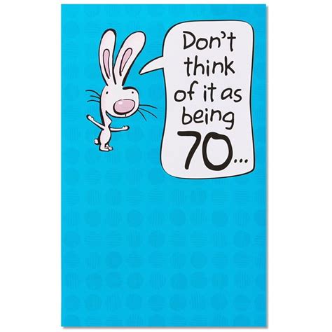 American Greetings Funny 70th Birthday Card With Pop Up