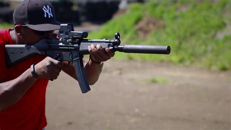 Hk Mp5 Full Auto And Suppressed Review Youtube