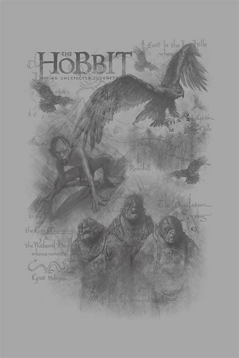 The Hobbit Sketches Digital Art By Brand A