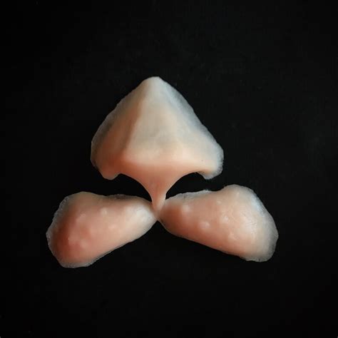 Unpainted Silicone Cat Nose Prosthesis Etsy