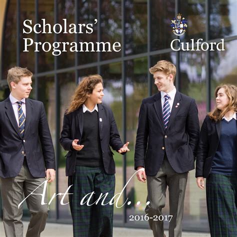 Culford Scholars Programme 2016 2017 By Culford School Issuu