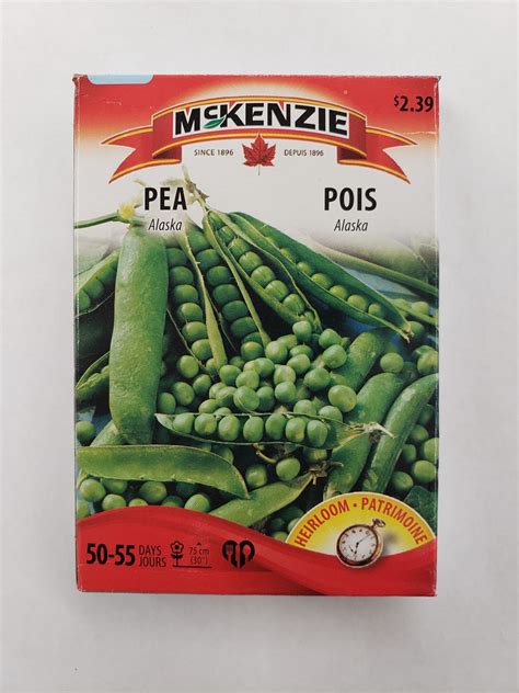 Mckenzie Seed Pea Alaska Winnipeg Greenhouses And Garden Centre