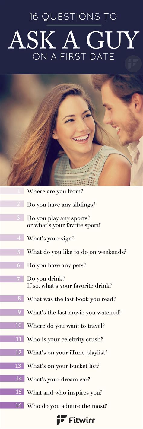 16 Questions Thatll Get You A Second Date Relationship Tips