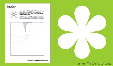 Folding Flower Templates Free Printable Templates And Coloring Pages