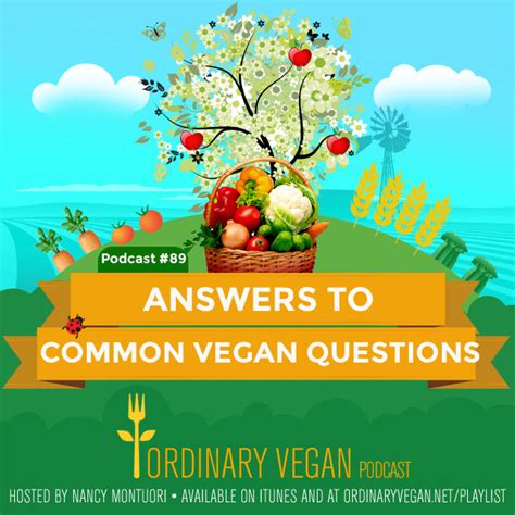 Podcast 89 Answers To Common Vegan Questions