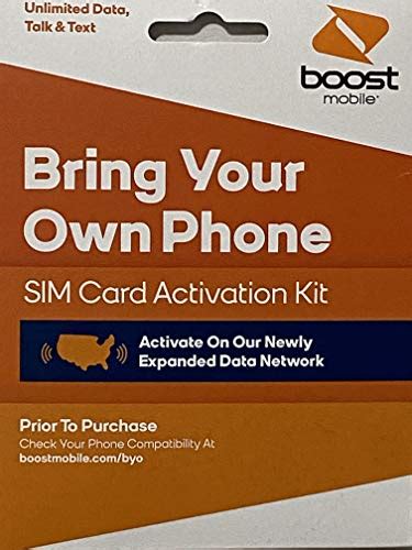Boost Mobile Byop Sim Kit Net10 3 In 1 Sim Card Kit 4g Lte T Mobile