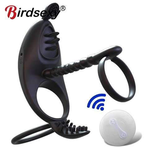 Vibrating Penis Ring Couple Vibrator Clit Sucker Stimulator 7 Modes G Spot Massage Cock Ring Sex