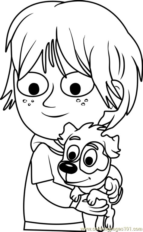 Pound Puppies Joey Coloring Page For Kids Free Pound Puppies