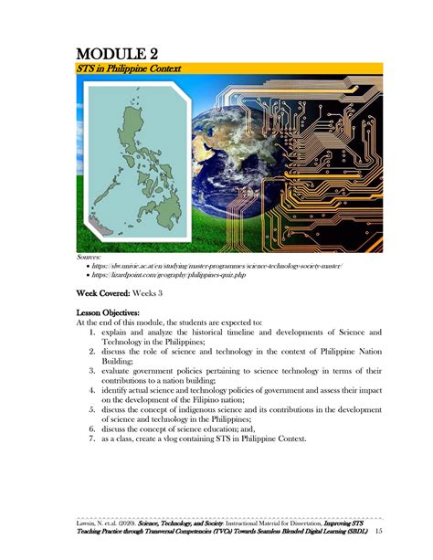 STS In Philippine Contexts Science Technology And Society TIP