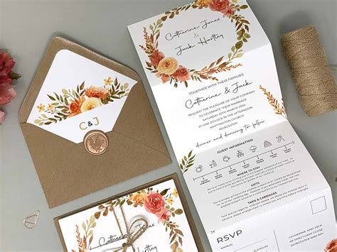 Sample Invite Wedding Stationery Tinyfox