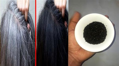 How To Turn Gray Hair Into Black Naturally Permanently In Days At