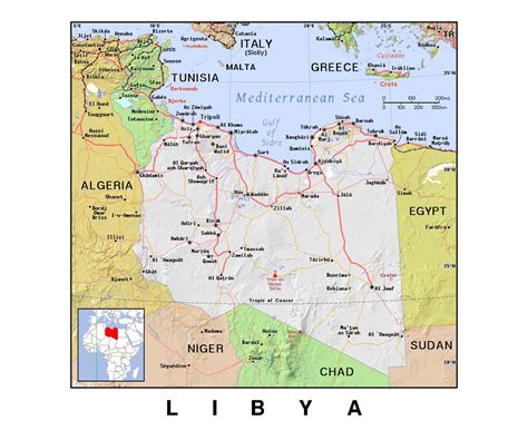 Libya Map Africa Libya Travel Advice And Safety Smartraveller Map