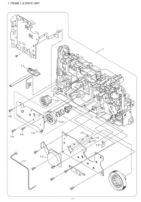 Brother Dcp 7055w Parts List And Illustrated Parts Diagrams