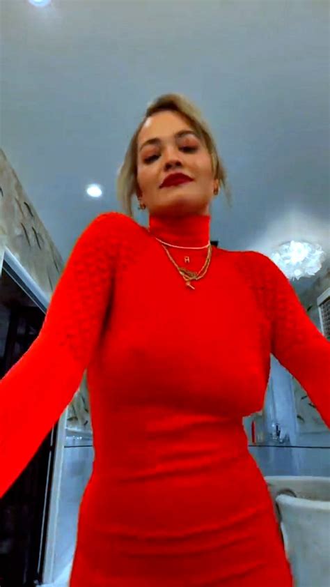 Rita Ora Sexy Braless Pokies Hot Celebs Home