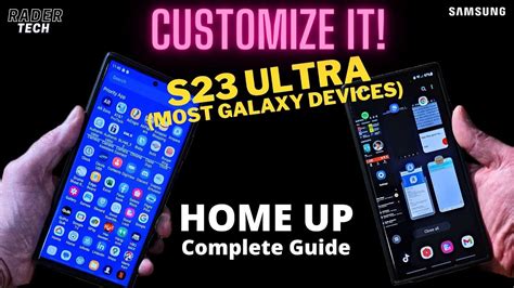 Customize Your Samsung Galaxy S23 Ultra Home Up Part Of Good Lock