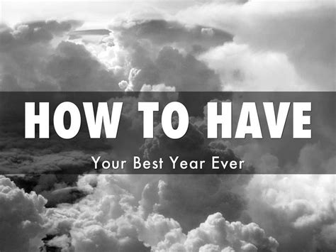 How To Have Your Best Year Ever Revwords