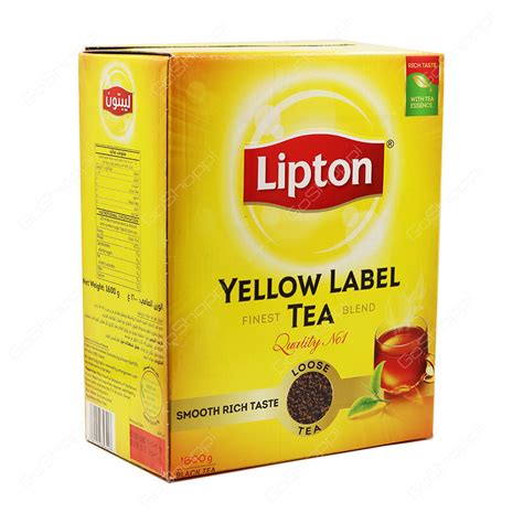 Lipton Yellow Label Loose Black Tea 16 Kg Buy Online