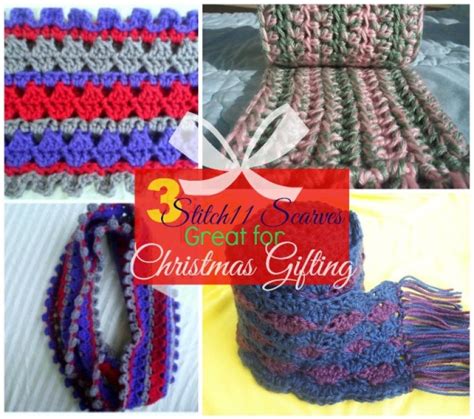 3 Free Stitch11 Crochet Scarf Patterns Stitch11