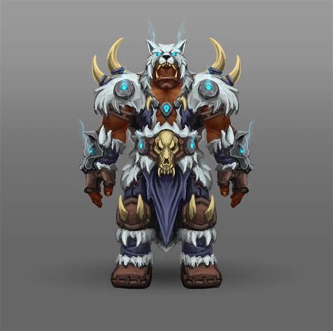 Arthur Lorenz Fan Art World Of Warcraft Racial Class Armor Design