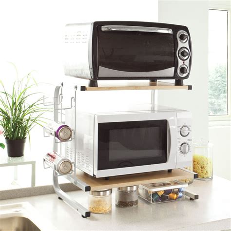Nous disposons de ces plans de travail et éviers dans différentes dimensions ce qui permet de les installer partout. Étagères micro ondes de cuisine Mini-étagère Four Micro ...