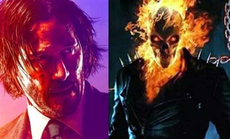 Keanu Reeves Is The Mcus New Ghost Rider In Blazing Fan Art