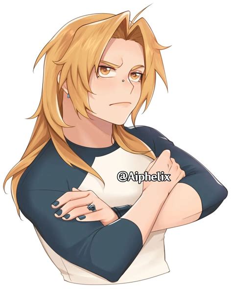 Aiphelix Edward Elric Fullmetal Alchemist Highres Boy Alternate Costume Blonde Hair