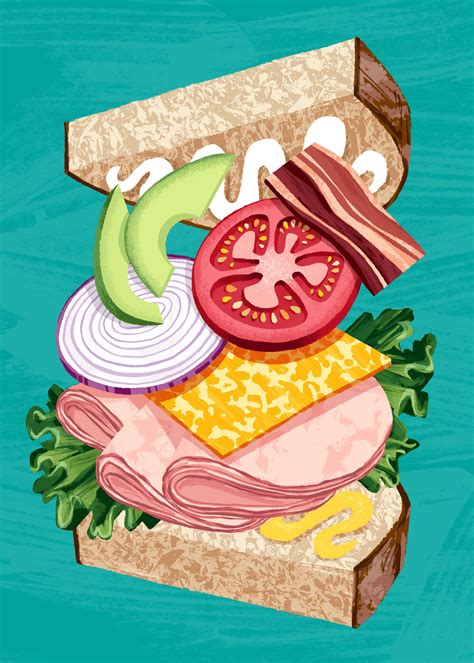 Food Illustrations On Behance