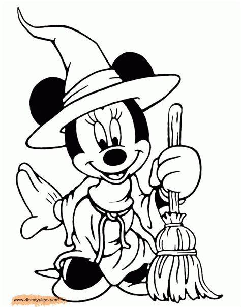 Mickey Mouse Halloween Coloring Pages COLORING PAGE PEDIA | Halloween