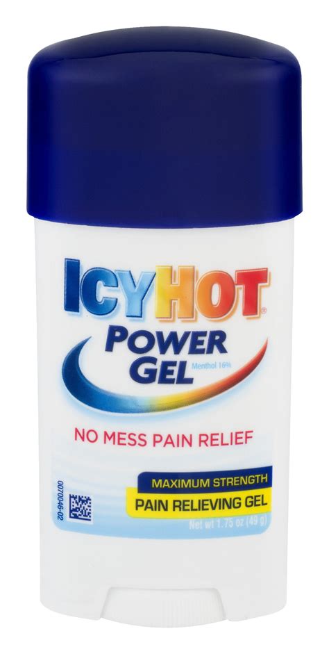 Icy Hot Power Gel Pain Relieving Gel Maximum Strength 175 Oz Pack Of