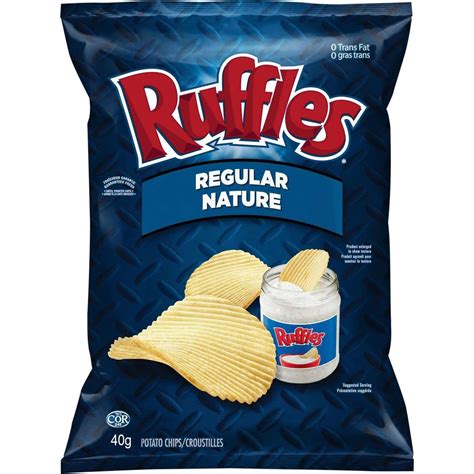Ruffles Regular Potato Chips 40g Bag Raatib Foods Supply