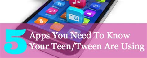 Balancing a business, blog, social media accounts, and more can be daunting. Top Apps: 5 Apps That You Need to Know Your Teen/Tween are ...