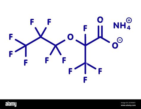 Ammonium Perfluoro Methyl Oxahexanoate Molecule Also Known As