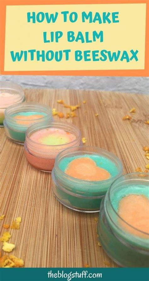 Diy Lip Balm Recipe Without Beeswax And With Shea Butter And Soy Wax