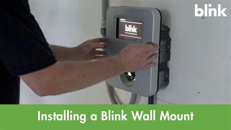 How To Install A Blink Iq 200 Charging Station Wall Mount Youtube