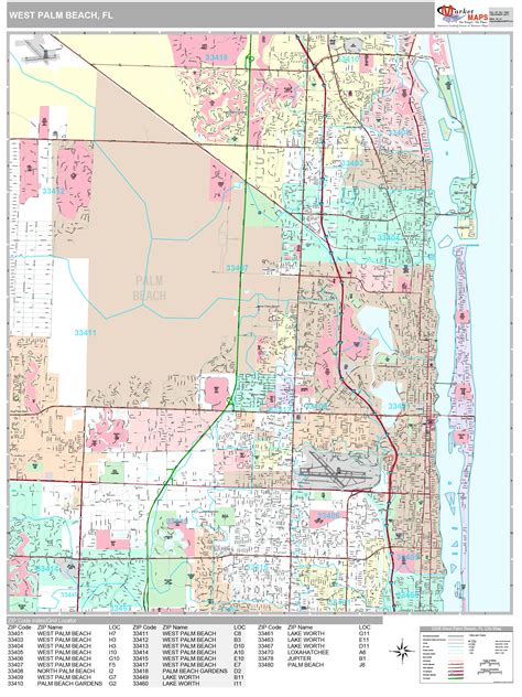 West Palm Beach Map Of Florida Map