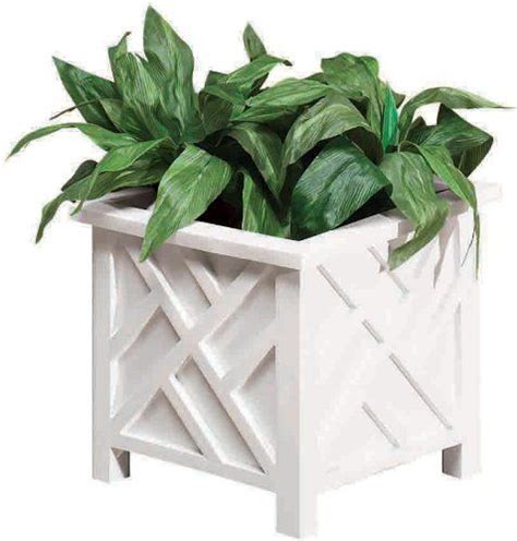 Miles Kimball 329156 Chippendale Planter Box Plant Holder For Patio