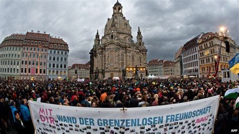 Who Goes To German Pegida Anti Islamisation Rallies Bbc News