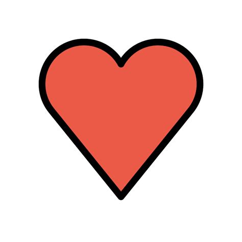 Red Heart Emoji Clipart Free Download Transparent Png Creazilla