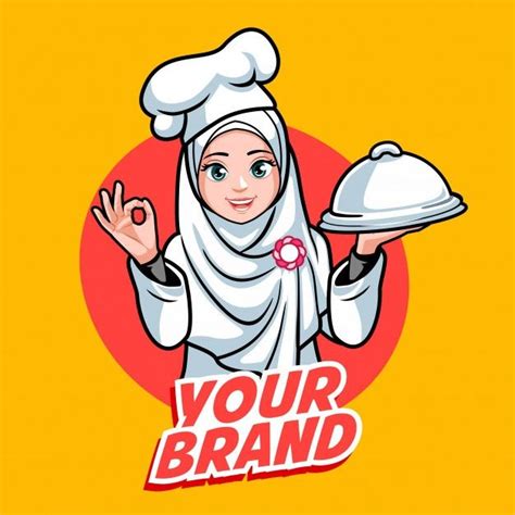 Chef Muslimah / Logo Koki Wanita Hijab Png - Hijab Lifestyle
