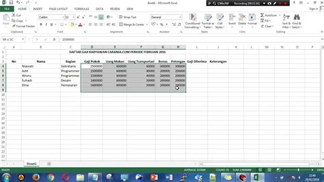 Slip gaji dibuat dengan menggunakan format tertentu sesuai dengan kebutuhan perusahaan. slip gaji excel - wood scribd indo