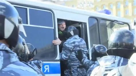 Arrests At Moscow Anti Corruption Rally