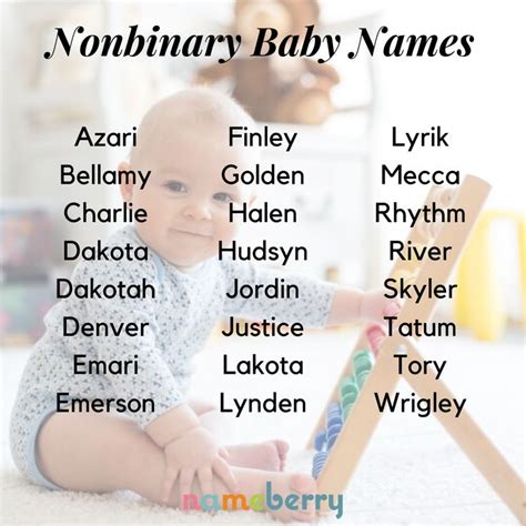 Their Name is Nonbinary | Baby names, Cool baby names, Unisex name