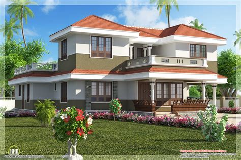 Beautiful Villa Elevation In 2600 Sqfeet Kerala Home