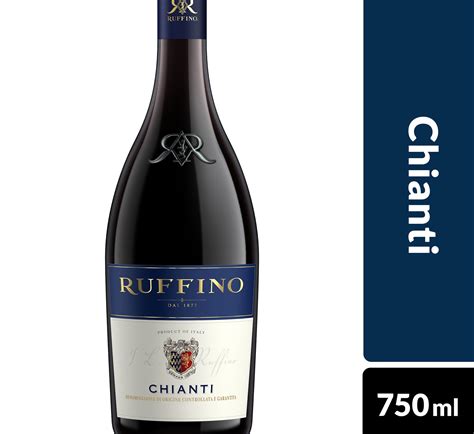 Ruffino Chianti Docg Italian Red Wine 750 Ml Bottle