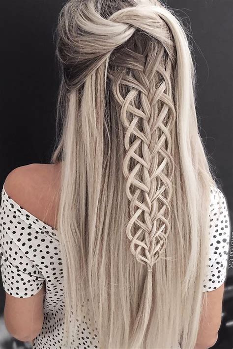 This style is great for medium length to long straight hair. 644 best images about Hair Styles (White Girls) on Pinterest | Her hair, Updo and Sleek ponytail
